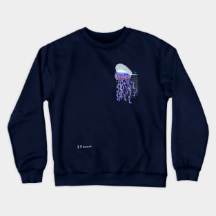 Pocket Marine Life - Portuguese man o' war Crewneck Sweatshirt